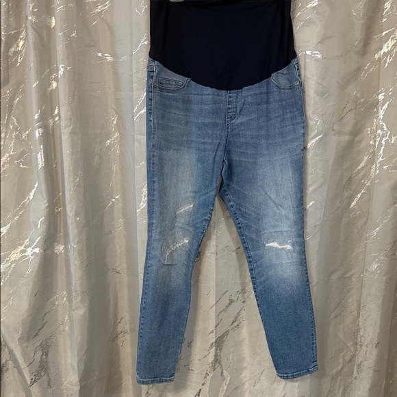 Liz Lange Light Blue Ankle Jeans - Picture 1 of 1